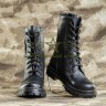 Берцы НАТО натуральная кожа черные 40