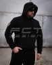 Костюм спортивный флисовый с усилением Софтшелл черный 42