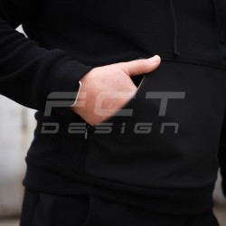 Костюм спортивный флисовый с усилением Софтшелл черный