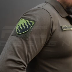 Поло Лонгслив длинный рукав CoolPass хаки