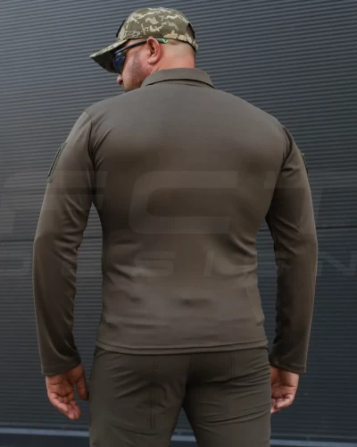 Поло Лонгслів довгий рукав CoolPass хакі 44 44