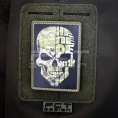 Шеврон/патч гумовий ПВХ Череп непереможні