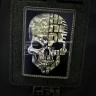 Шеврон/патч гумовий ПВХ Череп непереможні