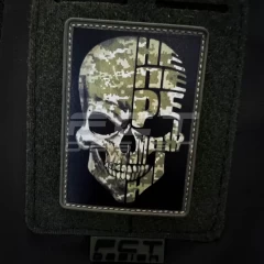 Шеврон/патч гумовий ПВХ Череп непереможні