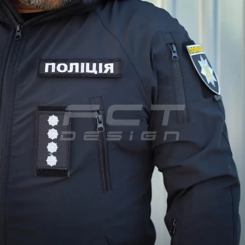 Куртка Хантер Баланс стрейч на сітці чорна для поліції 40- 42/3 40- 42/3