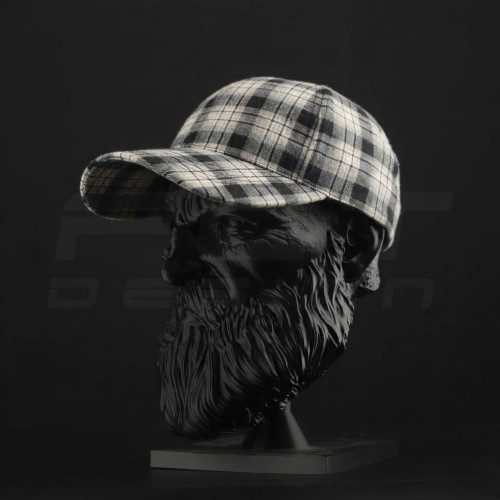 Кепка бейсболка FCT літня в клітинку сіра (10 номер)  58-1706-1709-1710 58-1706-1709-1710