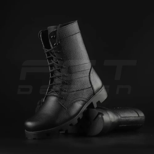 Берці рифлянки Талан демісезонні флотар чорні 39 39