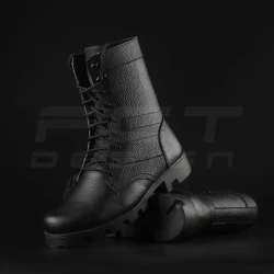 Берці рифлянки Талан демісезонні флотар чорні