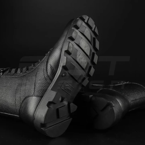 Берці рифлянки Талан демісезонні флотар чорні 39 39