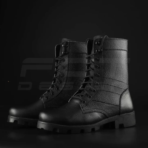 Берці рифлянки Талан демісезонні флотар чорні 39 39