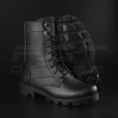 Берці рифлянки Талан демісезонні флотар чорні