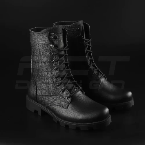 Берці рифлянки Талан демісезонні флотар чорні 39 39