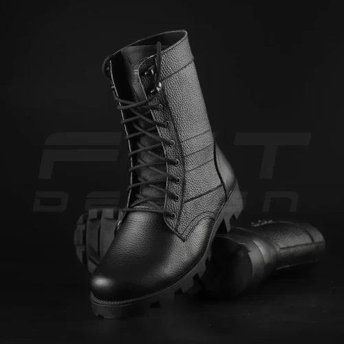 Берці рифлянки Талан демісезонні флотар чорні 39 39