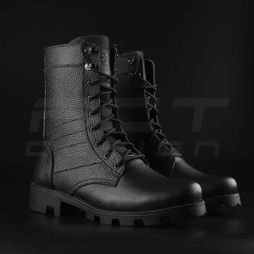 Берці рифлянки Талан демісезонні флотар чорні 39 39