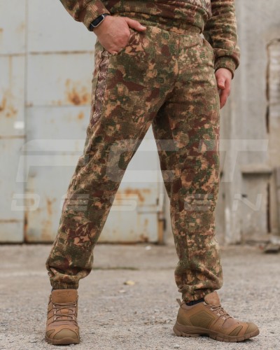 Костюм спортивний флісовий з посиленням Софтшелл хижак G-0822 42 42