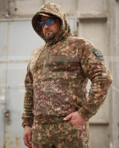 Костюм спортивний флісовий з посиленням Софтшелл хижак G-0822 42 42