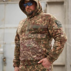 Костюм спортивный флисовый с усилением Софтшелл Хищник G-0822