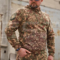 Костюм спортивный флисовый с усилением Софтшелл Хищник G-0822