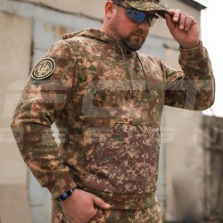 Костюм спортивный флисовый с усилением Софтшелл Хищник G-0822