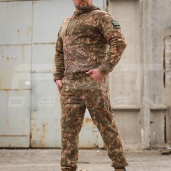 Костюм спортивный флисовый с усилением Софтшелл Хищник G-0822