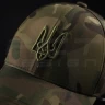 Кепка бейсболка тактична з Тризубом саржа Мультикам 56 56