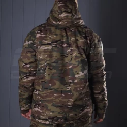 Куртка Хантер Софтшелл флис на сетке Мультикам зеленый