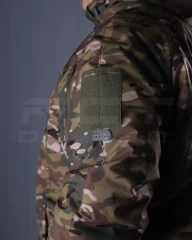 Куртка Хантер Софтшелл фліс на сітці Мультикам зелений