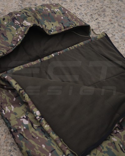 Спальный мешок зимнее одеяло на термофлисе -20 градусов 