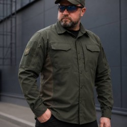 Тактическая милитари Рубашка FCT Blackbeard летняя твил хаки