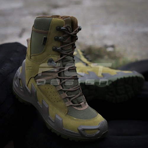 Берці тактичні Vaneda 1192-1 V-Clutch Pro High On Duty мембрані нубук хакі 40 40