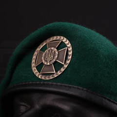 Берет ДПСУ крапля в зборі зелений