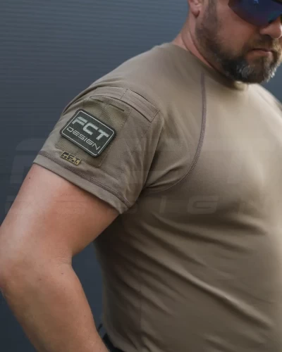 Футболка тактична Комбат тканина ARNO з кишенею Хакі 44 44