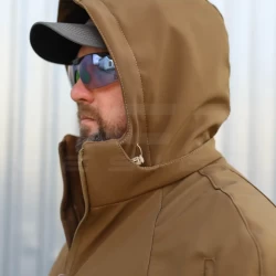 Куртка Хантер Софтшелл флис на сетке Койот