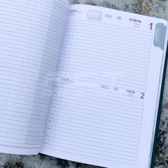 Блокнот-щоденник Прокуратура з нанесенням синій А5 датований на 2022 рік