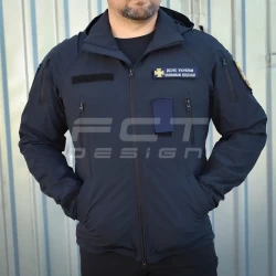 Куртка Хантер Баланс стрейч на сітці темно-синя ДСНС