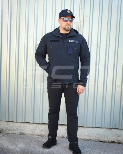 Куртка Хантер Баланс стрейч на сітці темно-синя ДСНС 40- 42/3 40- 42/3