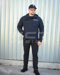 Куртка Хантер Баланс стрейч на сітці темно-синя ДСНС