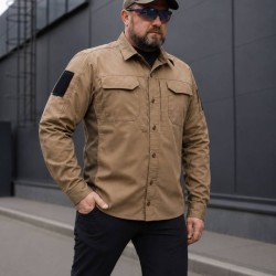 Тактическая милитари Рубашка FCT Blackbeard летняя твил койот