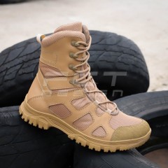 Берці літні тактичні Скіф полегшені із блискавкою койот