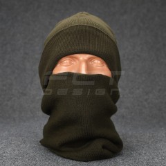 Бафф в'язаний акрил хакі