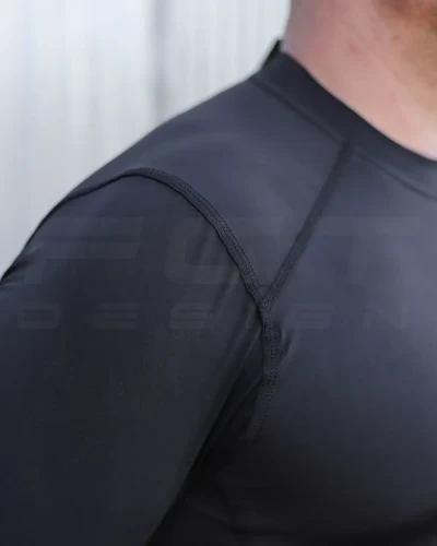 Футболка Стрейч вологовідвідна тканина Спорт чорна 44 44