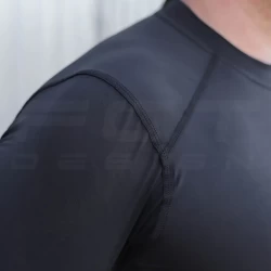 Футболка Стрейч влагоотводная ткань Спорт черная