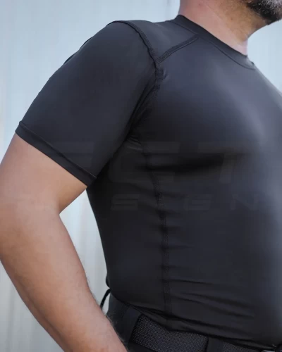 Футболка Стрейч вологовідвідна тканина Спорт чорна 44 44