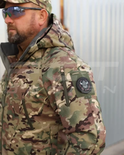 Куртка Хантер Софтшелл фліс на сітці Мультикам 40-42/3 40-42/3