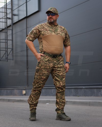 Убакс Страйкер тактична бойова сорочка хижак піксель G-0822 короткий рукав 44 44