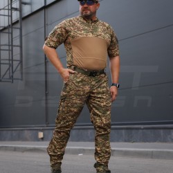 Убакс Страйкер тактическая боевая рубашка хищник пиксель G-0822 короткий рукав