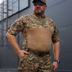 Убакс Страйкер тактическая боевая рубашка хищник пиксель G-0822 короткий рукав