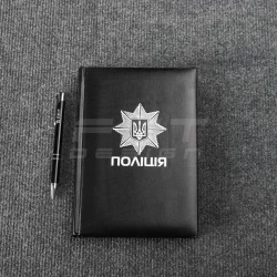 Блокнот-щоденник Поліція з нанесенням А5 датований на 2022 рік