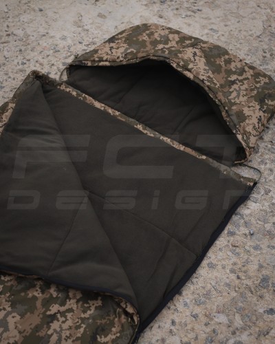 Спальный мешок зимний одеяло пиксель ВСУ -20 градусов 