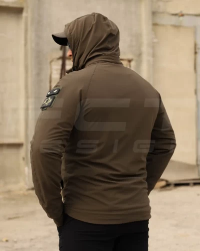 Куртка Хантер Баланс стрейч на сітці хакі 40- 42/3 40- 42/3